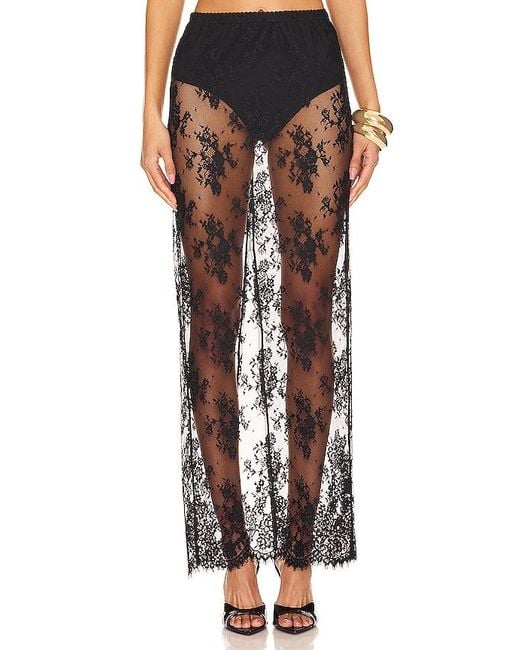 Nbd Black Anjali Maxi Skirt