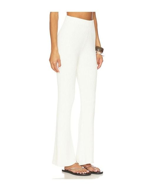 SNDY'S White North Knit Pant