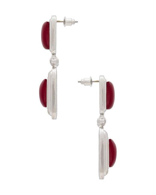 8 Other Reasons Red Art Deco Earrings