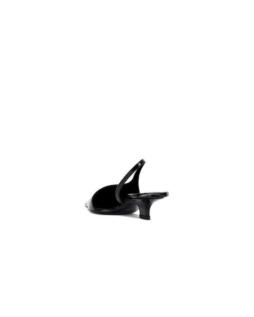 LUCASHEVA Black Aurora Slingback Pump
