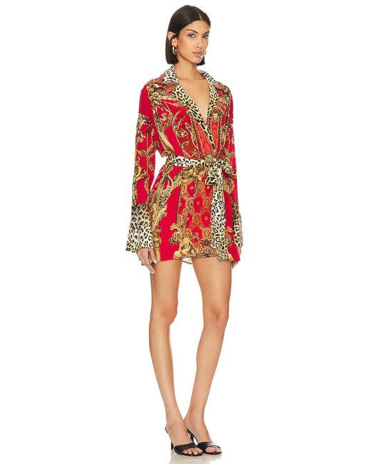 Camilla ラップミニドレス レッド Lyst