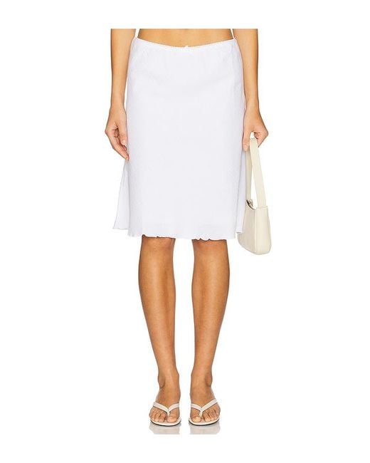 GUIZIO White Paloma Skirt