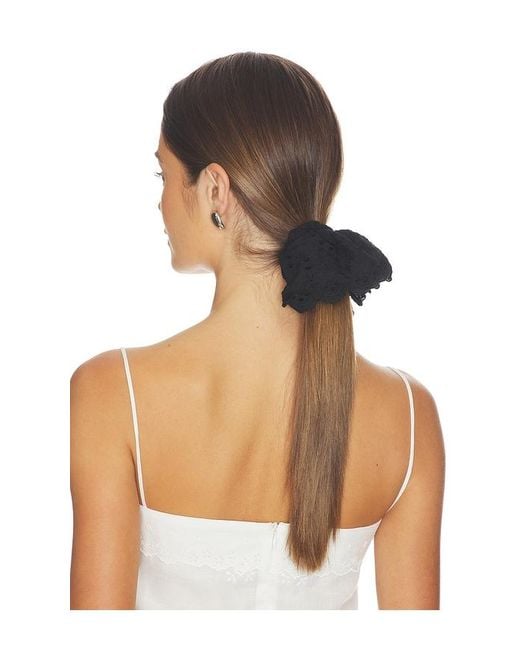 Lovers + Friends Black Amira Scrunchie