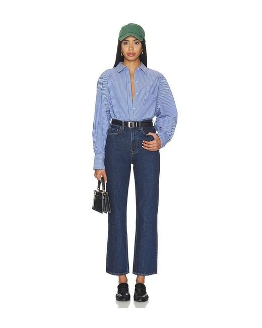 WAO Blue Poplin Button Up