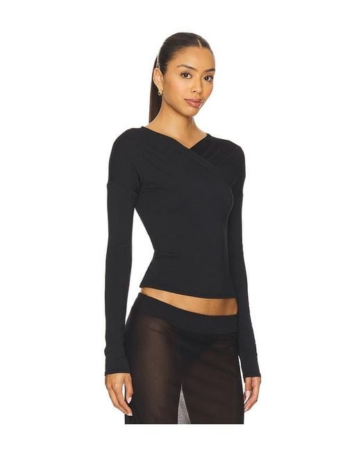 geel Black Mirage Top