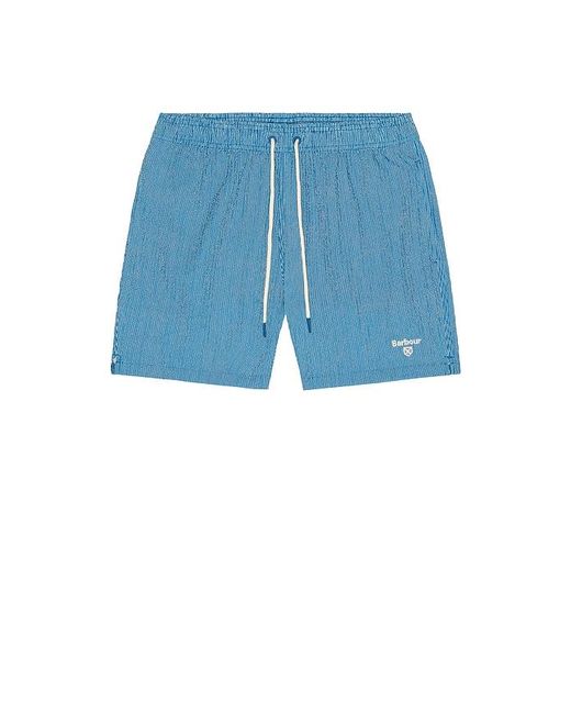 Barbour Blue Somerset Swim Short for men