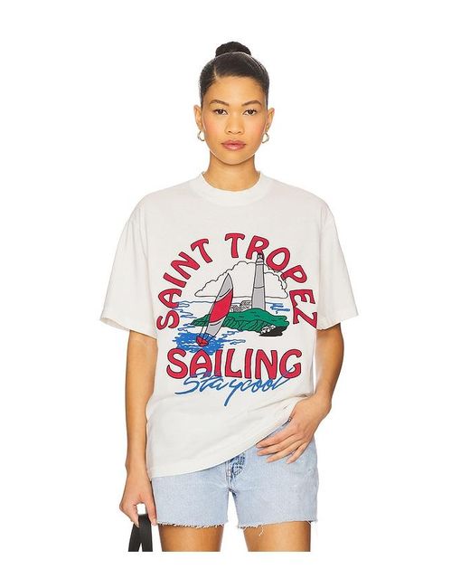 Camiseta St. En Color Crema Talla (También En M, S, Xl/1X) Stay Cool de color White