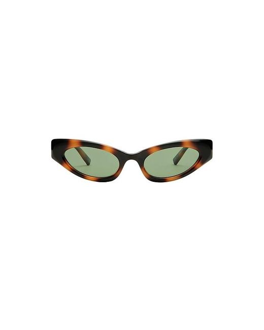 Le Specs Green The Stealth Sunlgasses