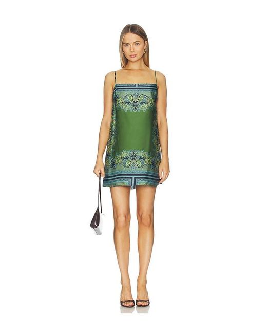 MISA Los Angles Green Maxine Dress
