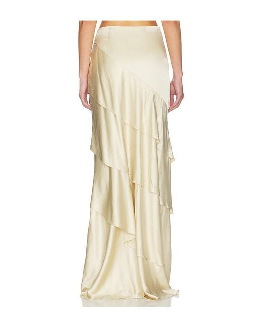 Lovers + Friends Natural Emma Maxi Skirt