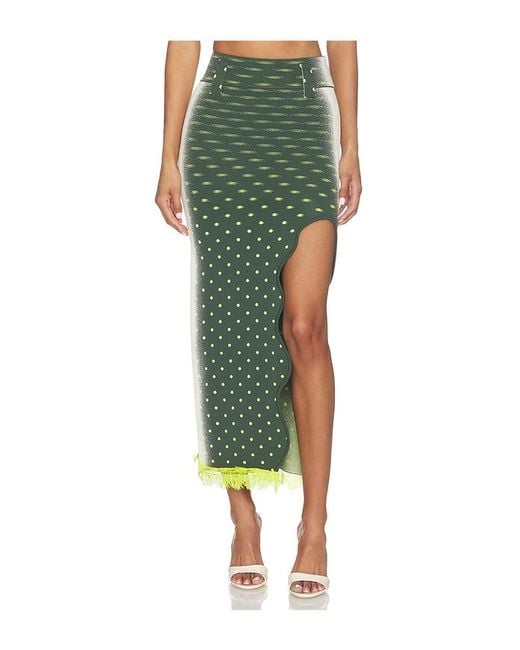 Ph5 Green Lily Midi Skirt