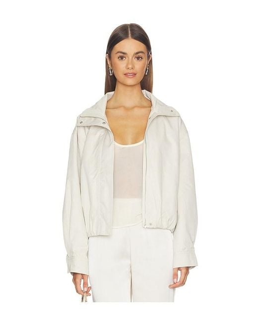 Astr White Cooper Jacket