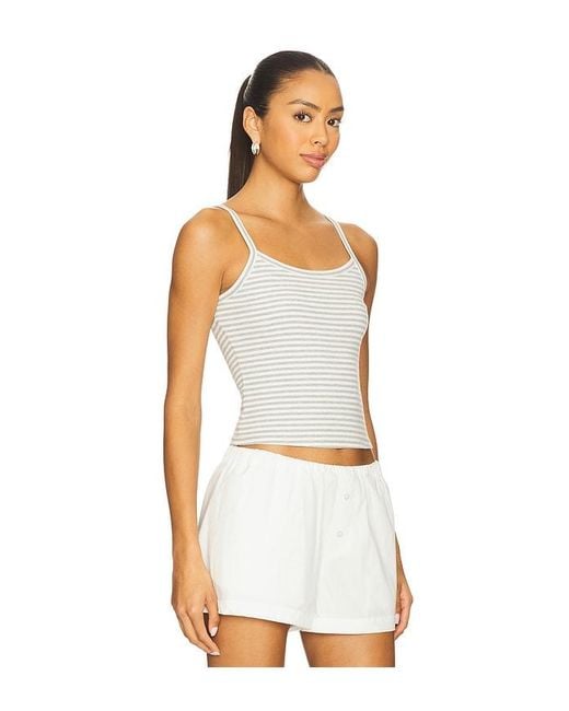 Lovers + Friends White Lucy Tank Top