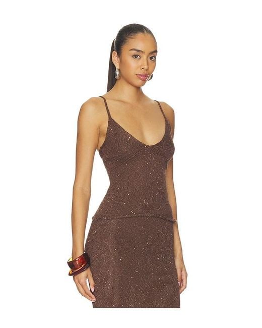Asta Resort Brown Carolina Camisole