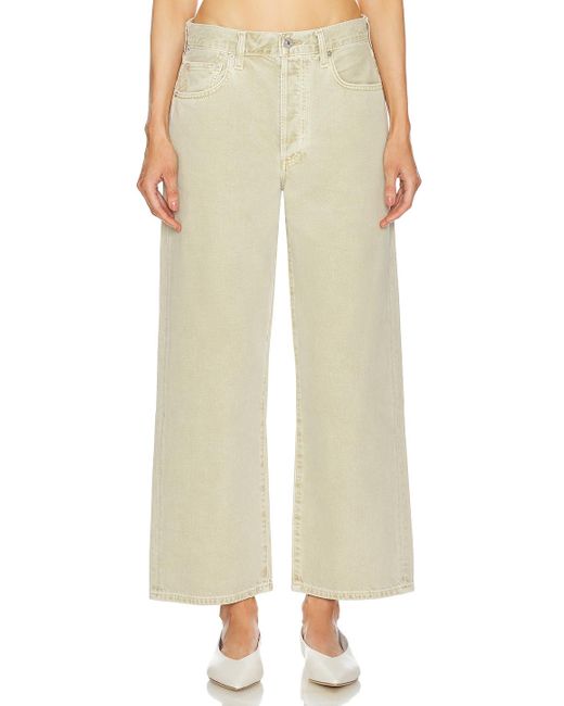 Citizens of Humanity Pina Low Rise Baggy Crop Natural
