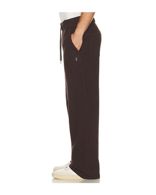 AllSaints Black Asher Sweatpant for men