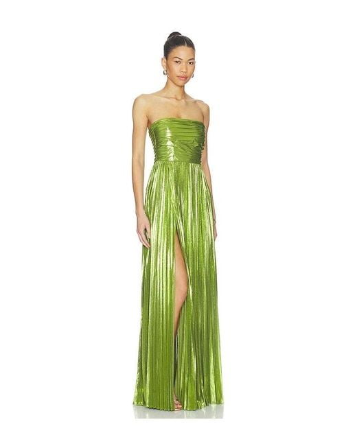retroféte Green Sevyn Maxi Dress