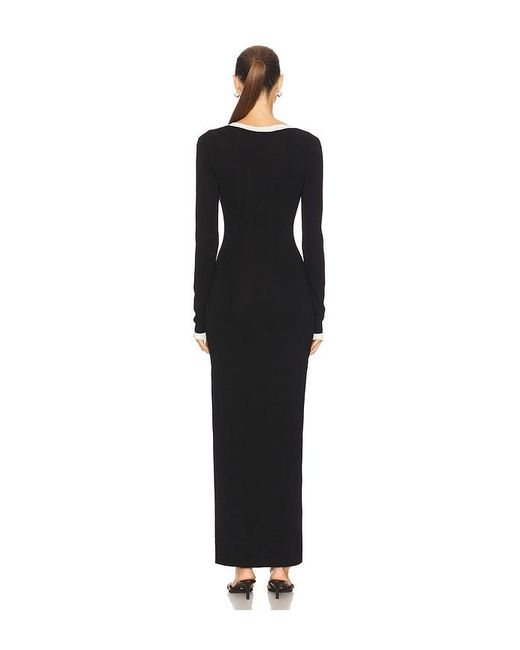 Seven Wonders Black Milenia Sleeved Maxi Dress