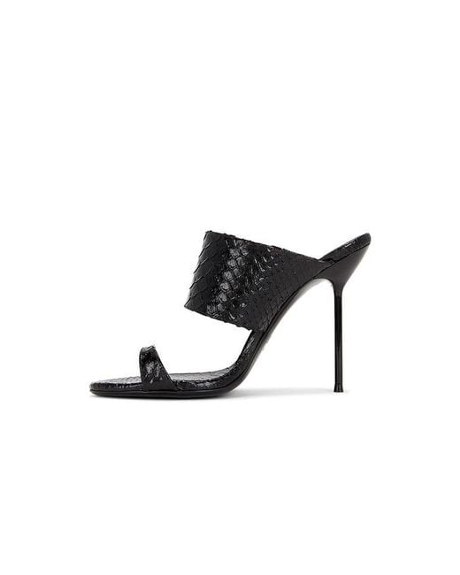 Paris Texas Black Lidia Thong Mule