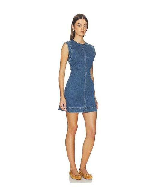 Veronica Beard Blue Imara Mini Dress