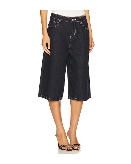 superdown Black Jorts Finley