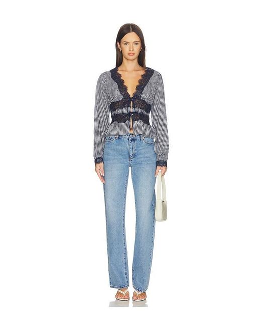 Cami NYC Blue Veredi Blouse
