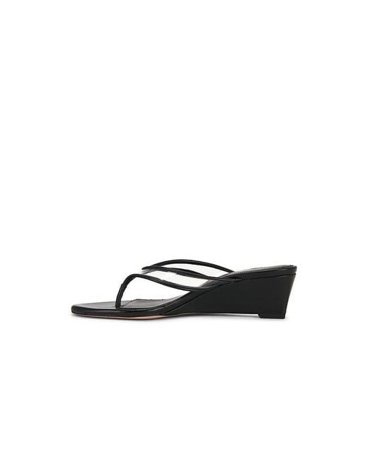 Veronica Beard Black Clea Wedge Sandal