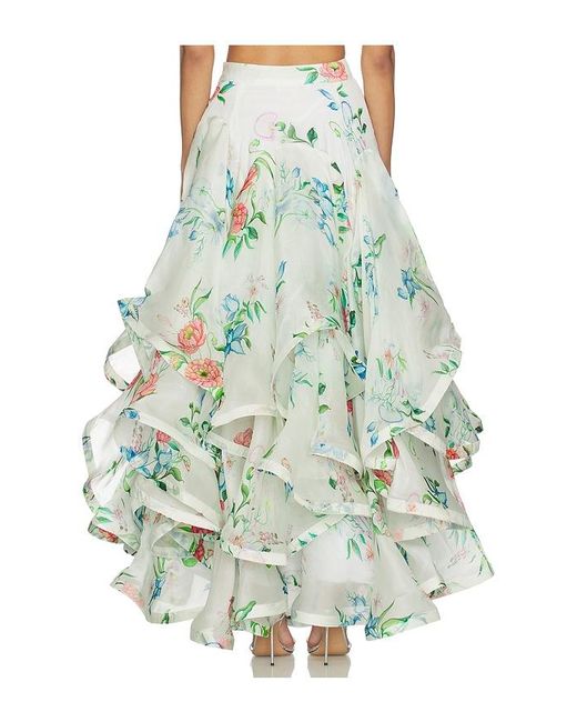 La Fuori Green Skirt