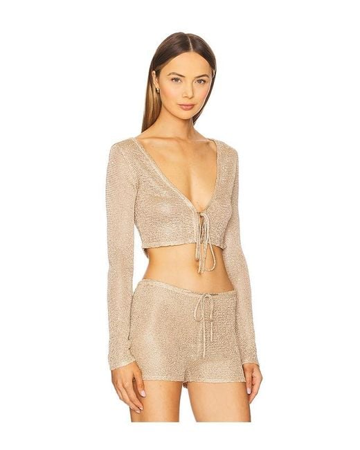 lovewave Natural The Ebere Knit Top