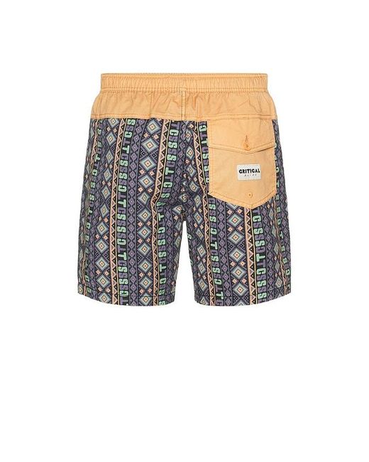 Critical Slide Gray Dunstin 16 Swim Trunk for men