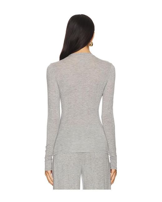 Negative Underwear White Whipped Henley