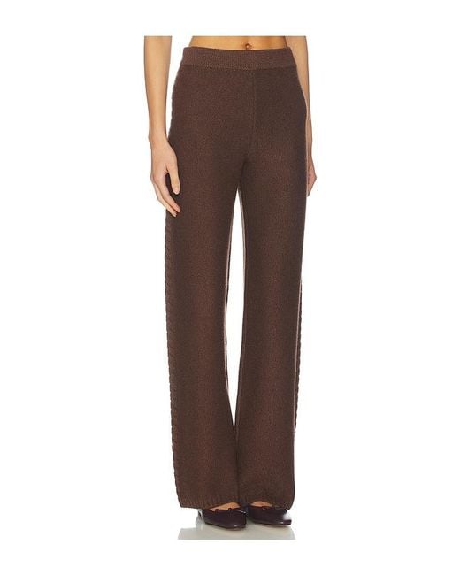 Tularosa Brown Marcella Rib Pant
