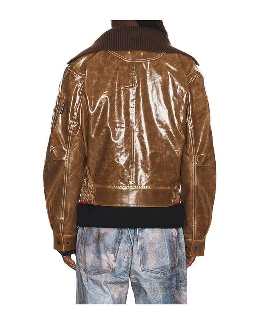 ANDERSSON BELL Brown Mikoos 26 Bomber Jacket for men