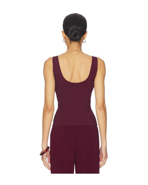 Artless Red Inez Scoop Tank