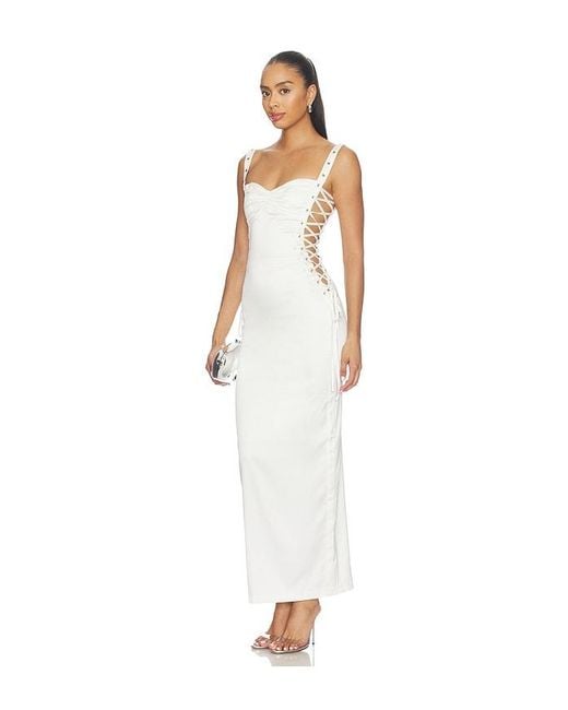I.AM.GIA White Ashlee Maxi Dress