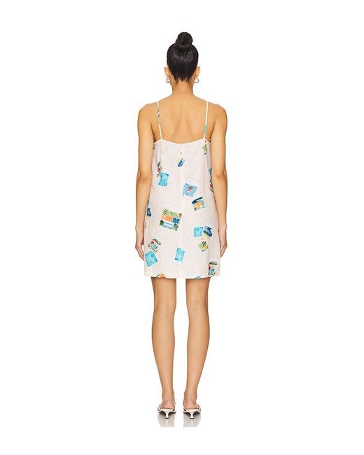 Seafolly White Sunset Bandeau Mini Dress