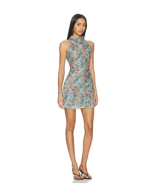 Amanda Uprichard Blue Chantel Dress