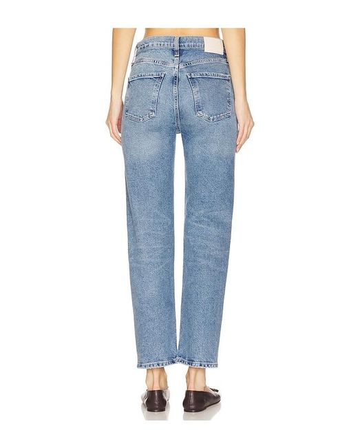 Citizens of Humanity Blue Delfina Straight Jeans