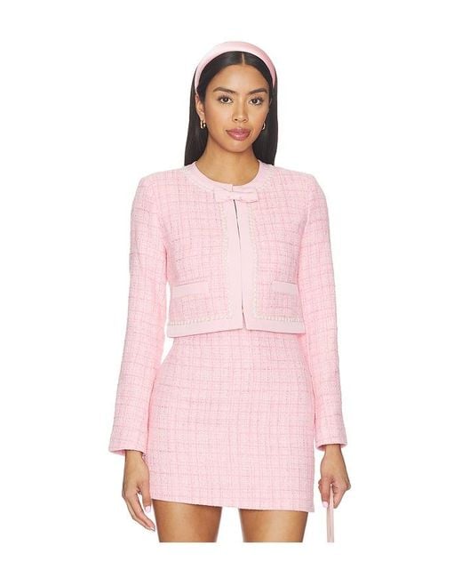 LoveShackFancy Pink Ralphette Jacket