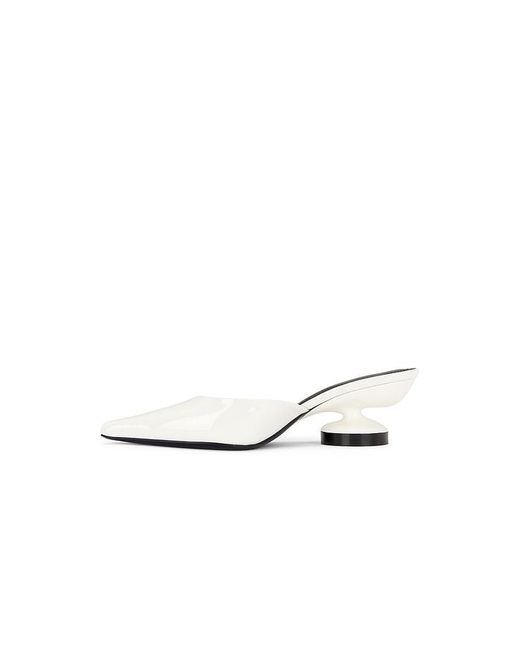 LUCASHEVA White Giorgia Mule
