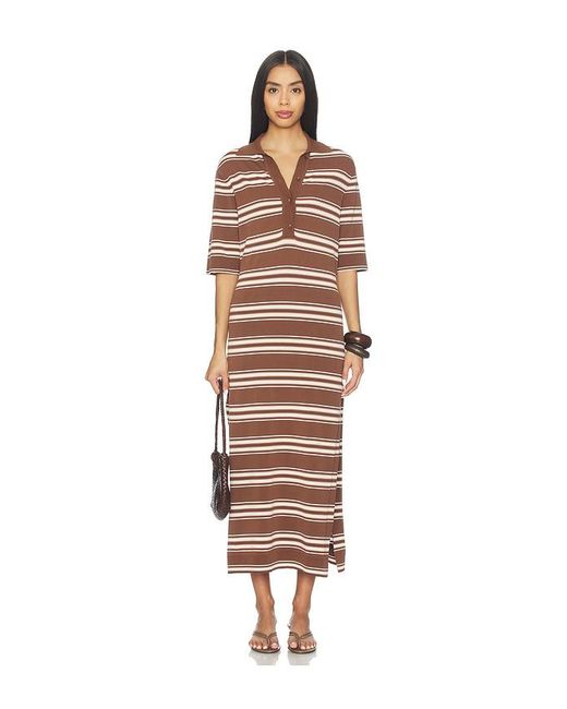 Faithfull The Brand White Santiago Polo Dress