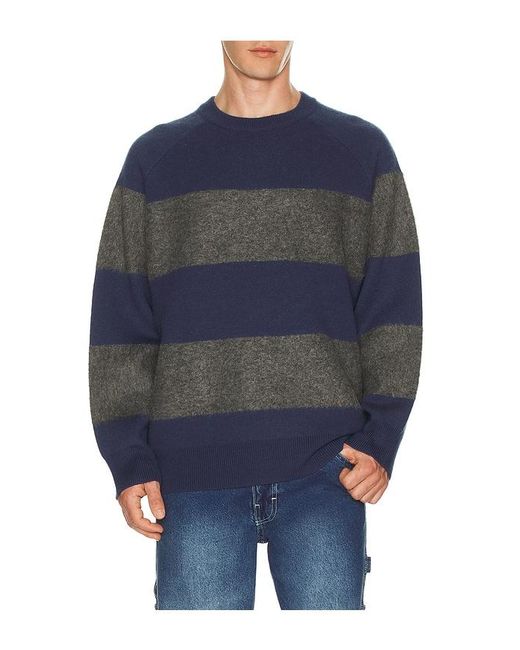 Stan Ray Blue Knitted Sweater for men