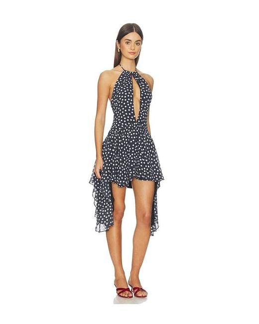 MAJORELLE Blue Lita Mini Dress