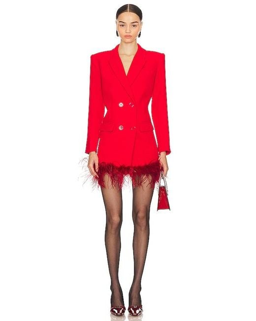 Nbd Red Yvette Blazer Dress