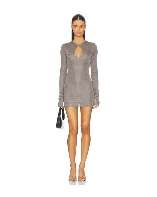 superdown Metallic Kleid Calantha