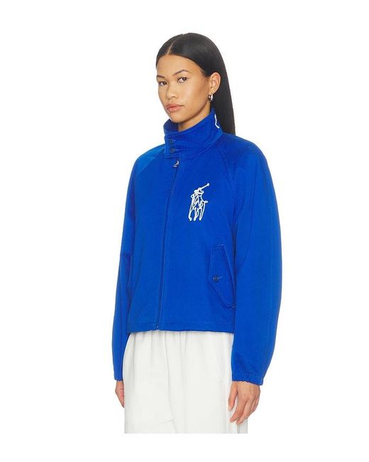 Polo Ralph Lauren Blue Heritage Twill Windbreaker Jacket