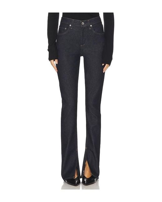 Agolde Black Ingram Split Skinny Jeans