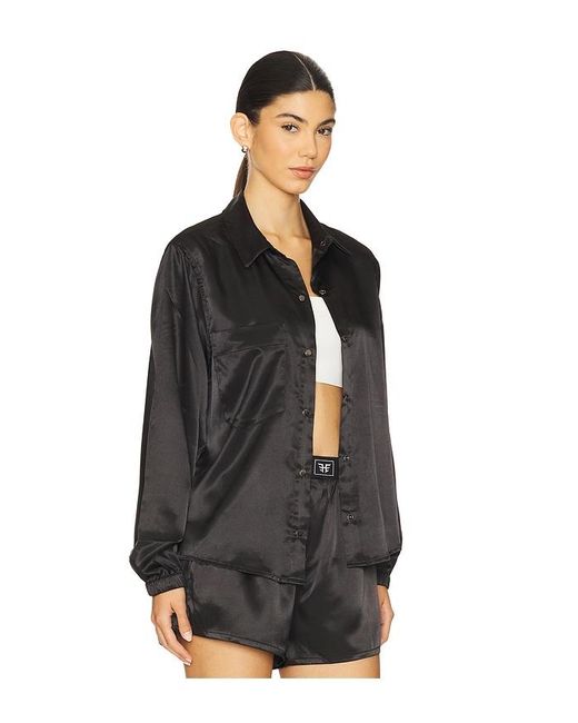 Heroine Sport Black Satin Shirt