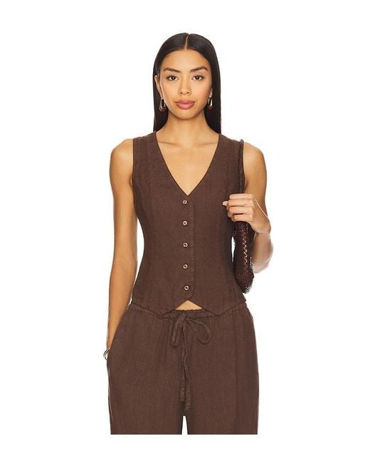 VIR VITA Brown Violette Vest