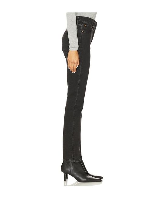 Levi's Black Wedgie Slim Jeans